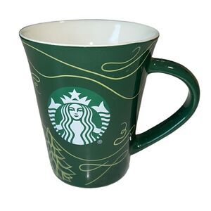Starbucks 2020 Green Holiday Christmas Coffee Tea Mug 10 ounces